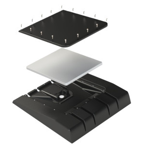 Parsec PRO13CC Cane Corso Series Starlink Antenna with 8x8 MIMO 5G LTE, MIMO WiFi, and GPS, IP67 rated